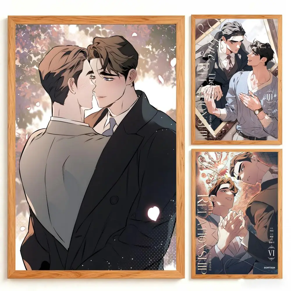 Manga Define the Relationship Poster Wall Art Poster Prints Home Wall Decor Gift for Living Room, Bedroom Bar & Parlor