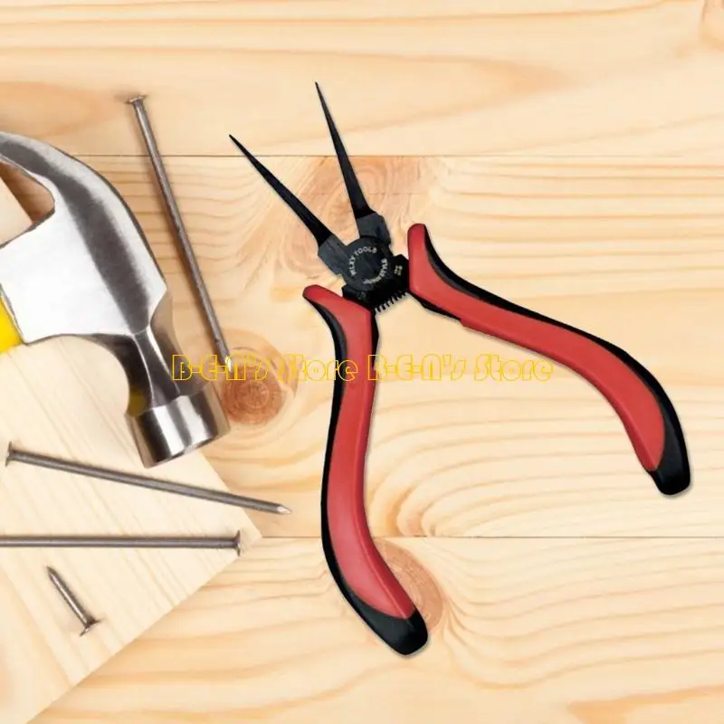 Y1AD 4.5 Inch Thin Mouth Pliers Toothless Flat Nose Pliers Flat Mouth Pliers Toothless Flat Nose Pliers Ultra-thin Pliers