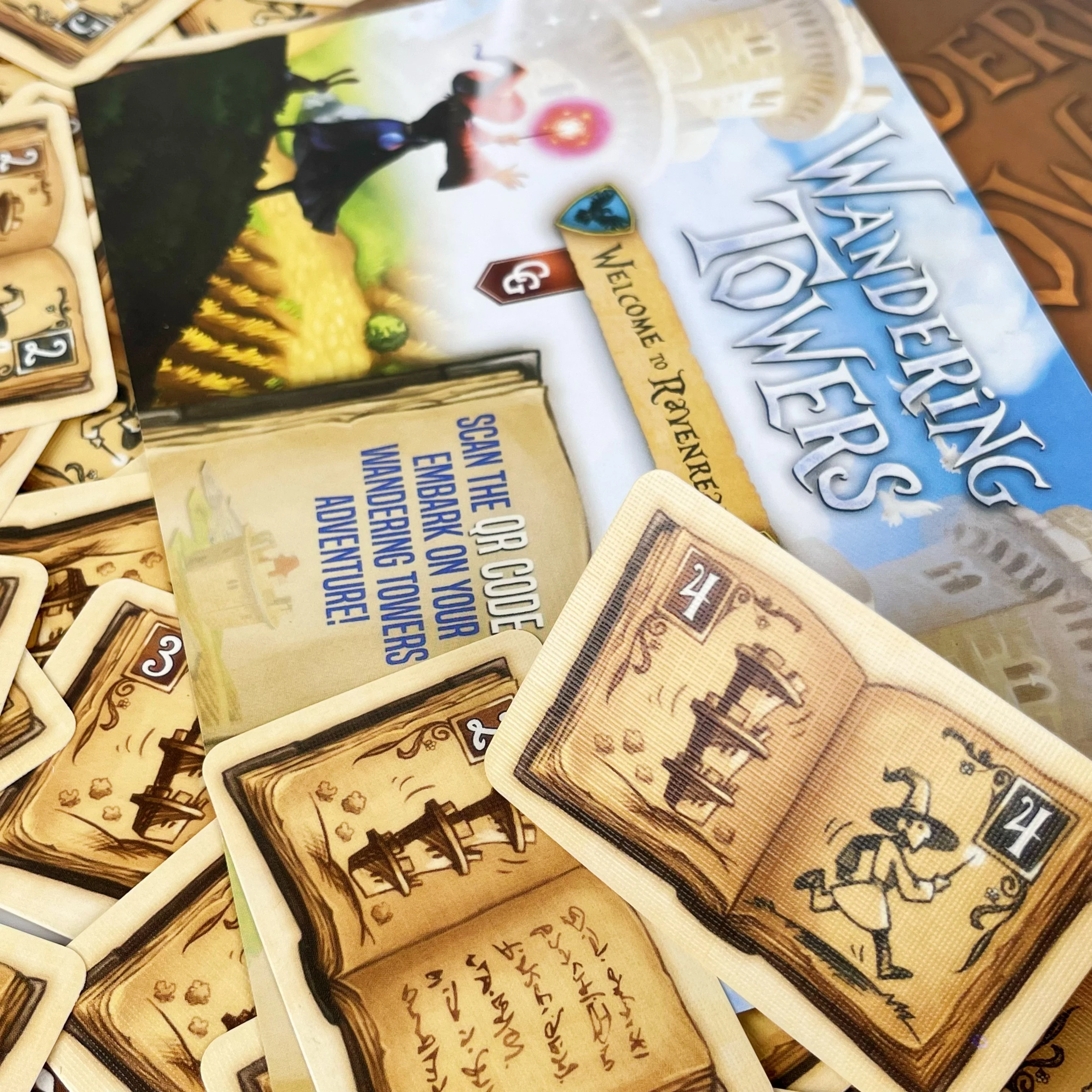 Spiel Des Jahres Winner Wandering Towers Family Board Game for 2-6 Players, 30 Min Christmas Birthday Gift Big Box