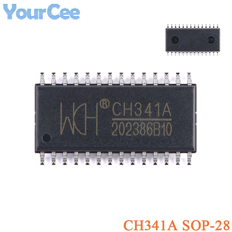 CH341A CH341B CH341F CH341T CH372B CH374G CH374S CH374T CH374U CH375B CH351Q CH352L CH365P CH367L CH382L USB PCI  PCIE Bus Chip