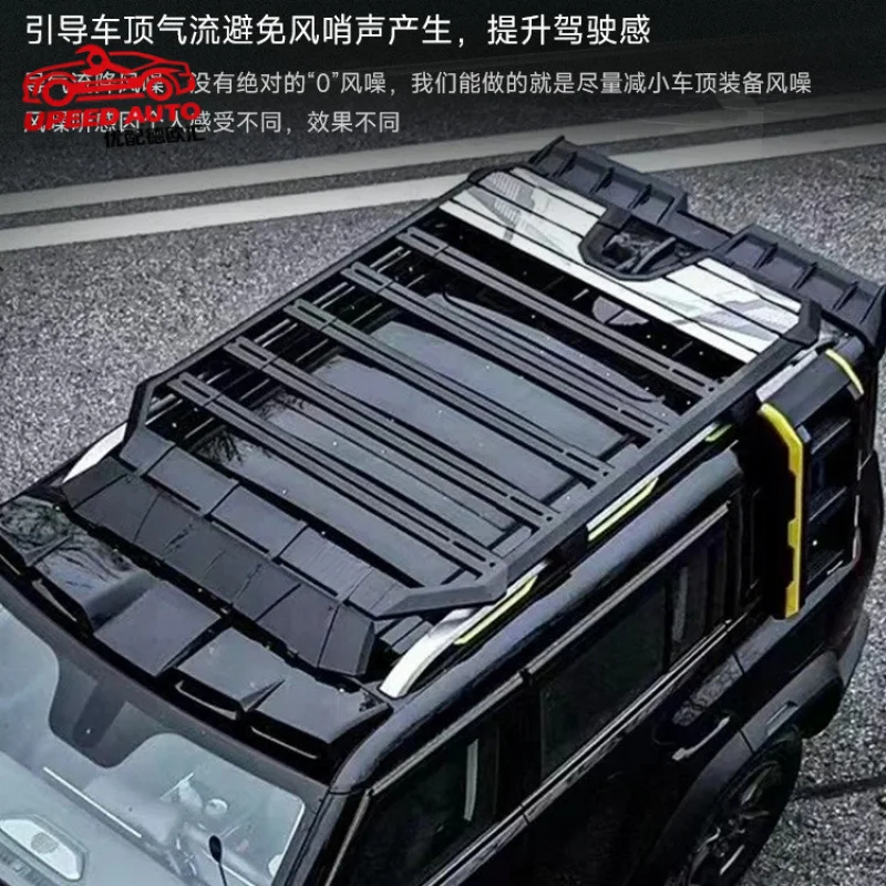 Suitable for Jietu Traveler roof luggage rack frame, Shanhai T2 modified folding ladder expansion platform, side tent, backpack