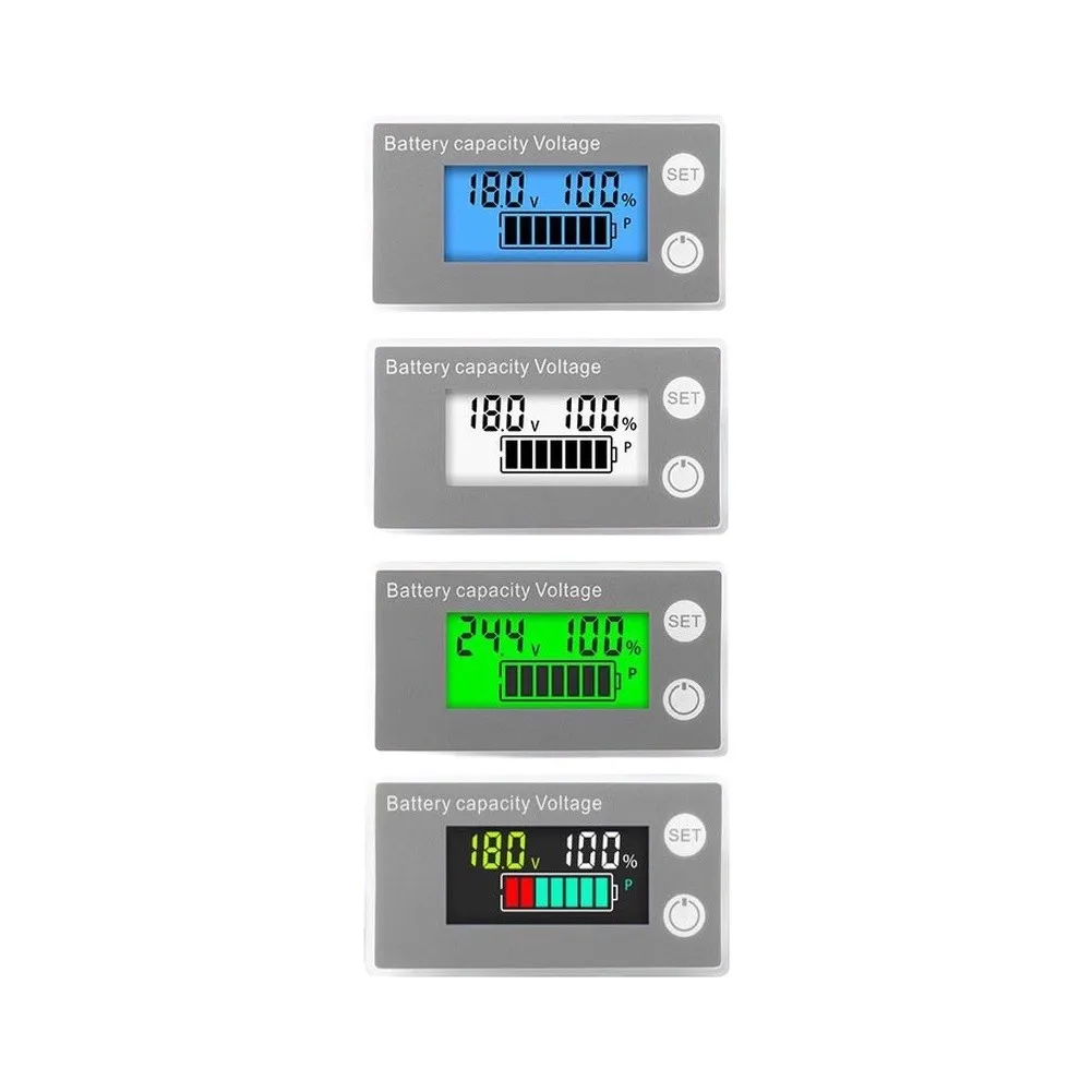 DC8-100V For Battery Capacity Indicator Digital Power Meter Voltage Tester Electricity Acid Lithium Battery Gauge Voltage Meter