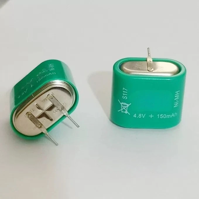 

.。for Varta 4.8V 4/V150H NiMH, Rechargeable Button Battery, PCB Pin Terminal, 150mAh.。