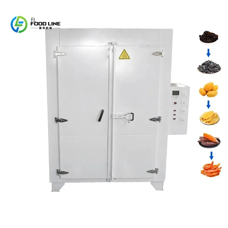 Secador Automático Personalizado para Conservación de Alimentos, Frutas y Verduras como Plátanos, Mangos, Manzanas y Patatas