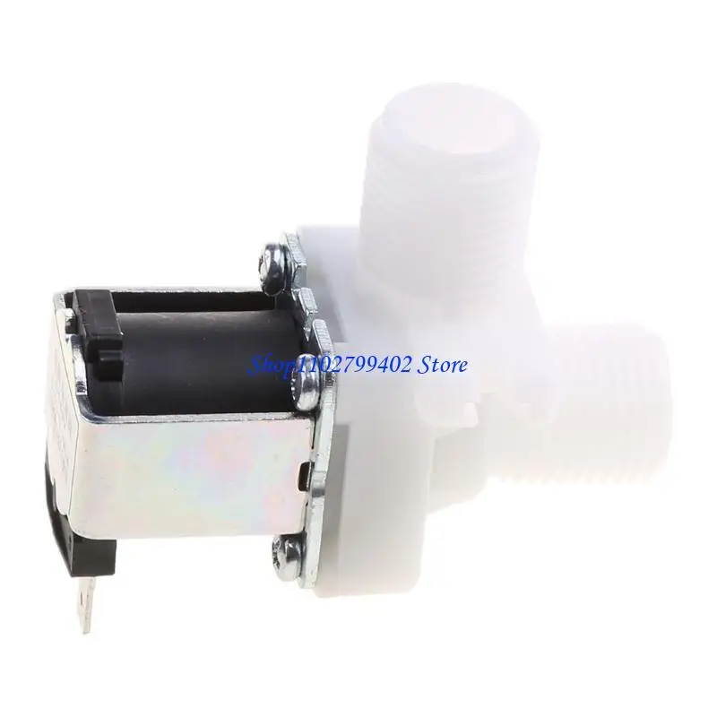 547F 12V Faucet Solenoid 2-Port Normally Closed Plastic Water Inlet Control Switch G1/2 Male Thread