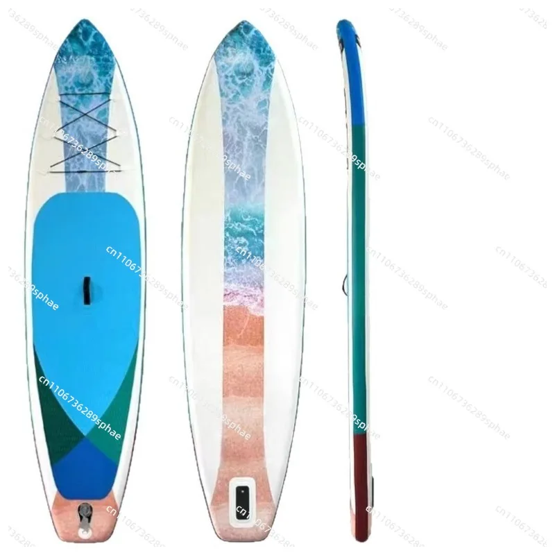 SUP standing inflatable pulp board surfboard double layer thickened anti-skid