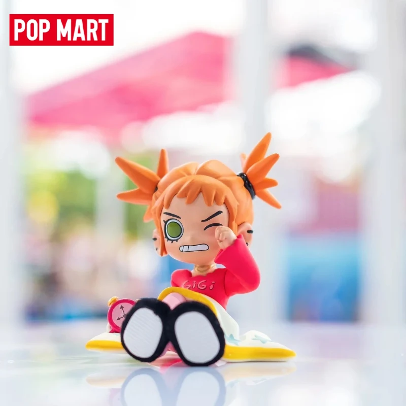 

Genuine POP MART Lil Peach Riot Sleepover Series Blind Box Rebellious Girl Energy Midnight Party Old Comic Book Style