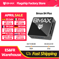 BMAX B4 Plus Mini PC Windows 11 PC Intel N100 16GB 512GB SSD 2 * HDMI 1 * Type-C Supports 4K @ 60Hz 750MHz Intel UHD Graphics