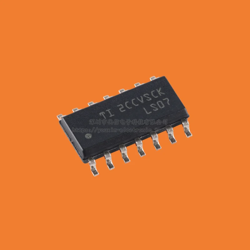10pcs/Original genuine SN74LS07DR SOIC-14 collector open circuit high voltage output hexadecimal buffer
