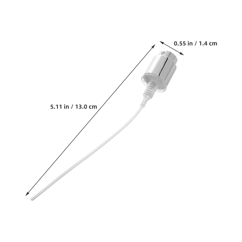 15 قطعة زجاجة عطر البخاخ الفضة البلاستيك رأس المضخة استبدال رذاذ فوهة مجموعة DIY بها بنفسك العطر ضباب موزع الملحقات