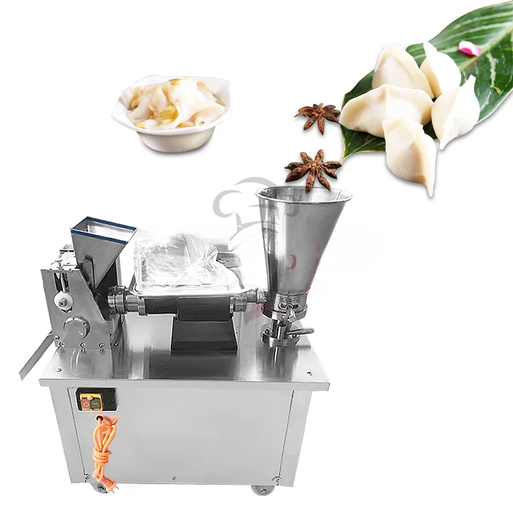 Reinforced Wheels  Automatic Mini Dumpling Machine High Capacity Big Scale 2.2Kw Tortellini Dumpling Machine