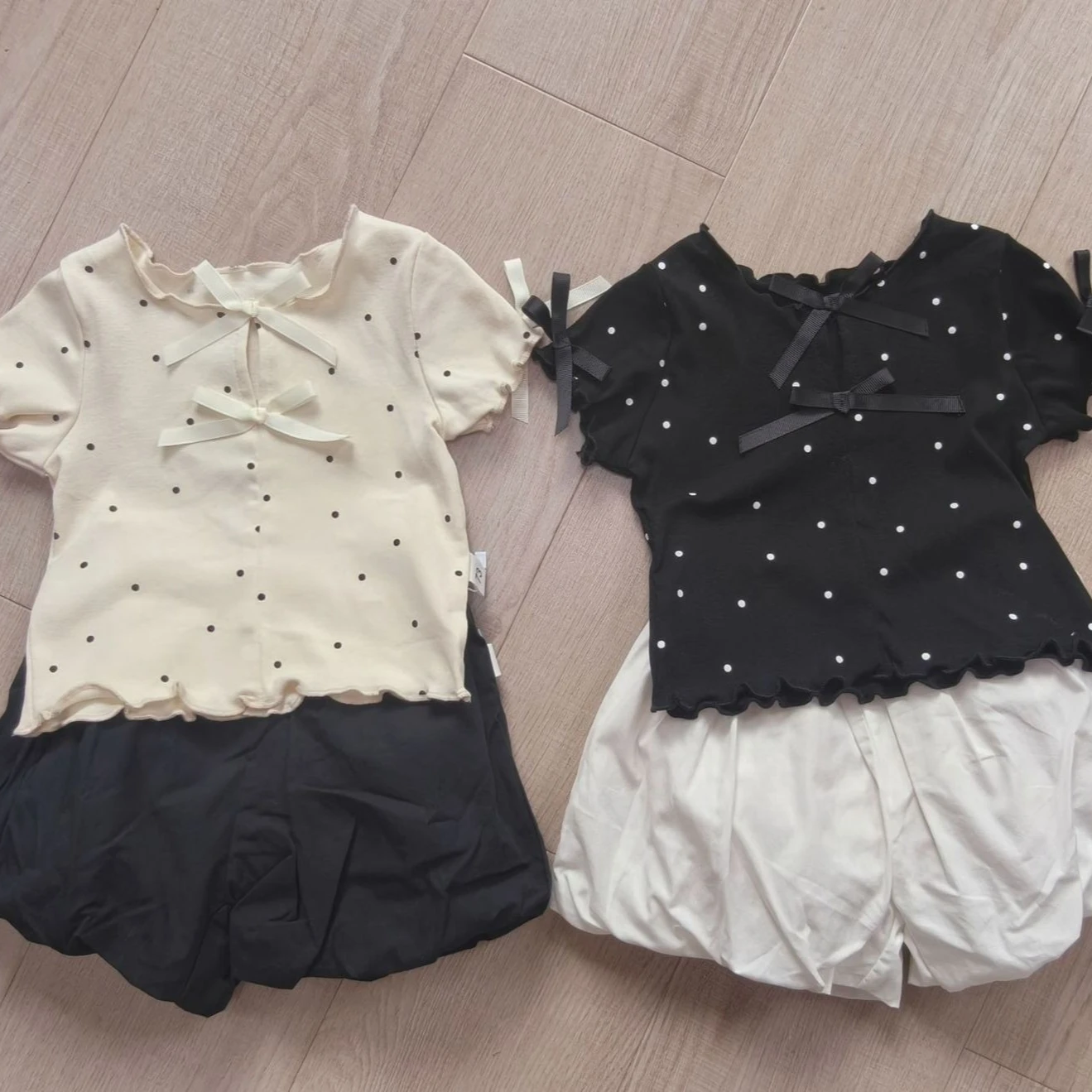 Girls Suit 2026 Spring and Summer New Childrens Wear Korean Style Girl Baby Foreign Style Bow Jacket Short Skirt Pants Two Sets