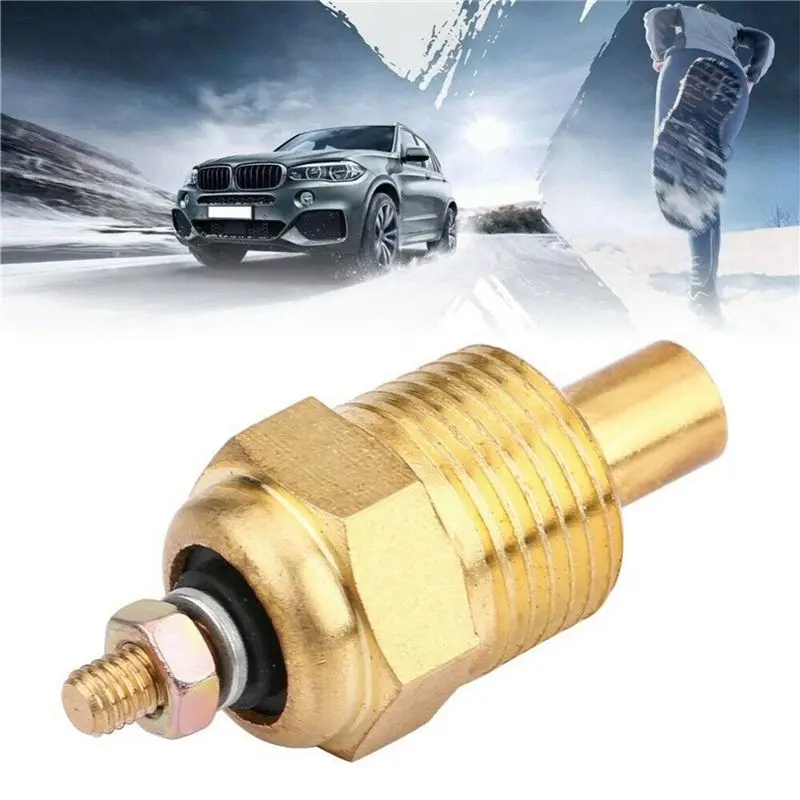 Plain 4X Golden Water Temperature Sensor Replace For Mercury Mercruiser 806490T Sierra 18-5897 Mallory 9-42400