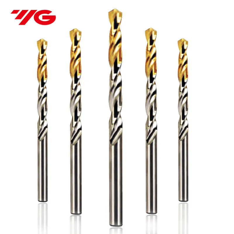 Kprea M42 HSS YG-1 D2GP191 Co8 1.0-13.0 Twist Drill Bit Set Straight Shank 1PCS Titanium Coating Stainless Steel Processing