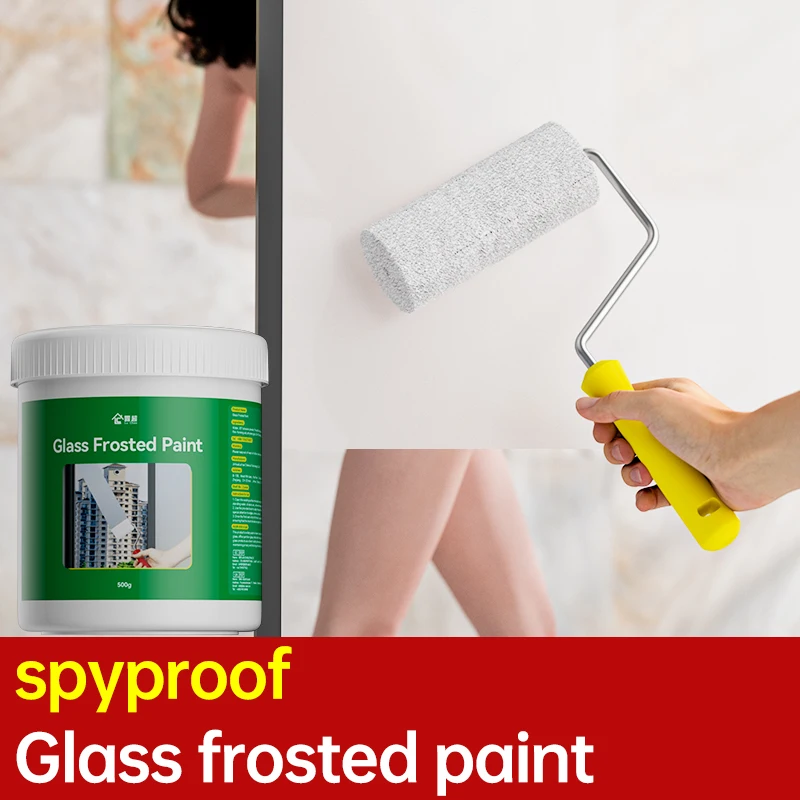 

Glass frosting paint metal paint home moisture-proof construction simple shading fast-drying translucent special brush paint