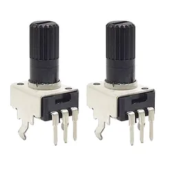 10Pcs RV09 Vertical 12.5mm Shaft 1K 2K 5K 10K 20K 50K 100K 0932 9 Type 3pin Seal PotentiometerAdjustable Resistor