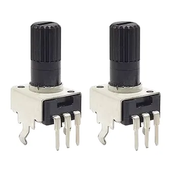 Rv09垂直ポテンショメータ調整可能抵抗器、12.5mmシャフト、1k、2k、5k、10k、20k、50k、100k、0932、9タイプ、3ピンシール、10個