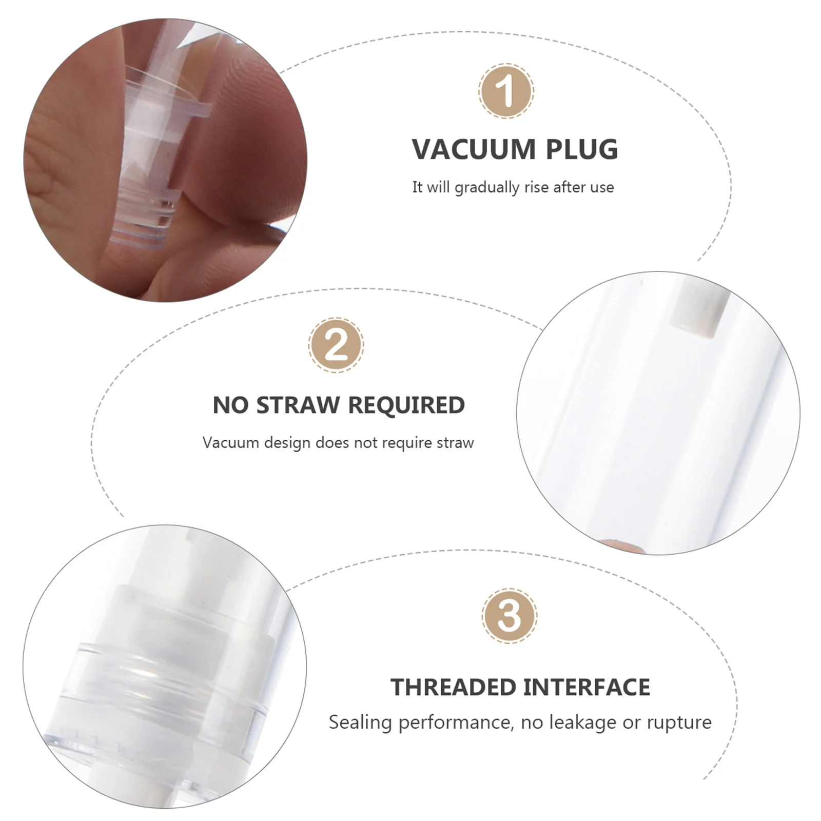 24 Stuks Herbruikbare Reizen Vacuüm Flessen Helder Lekvrij Doseren Containers Voor Huidverzorgingsproducten Draagbare Subverpakking