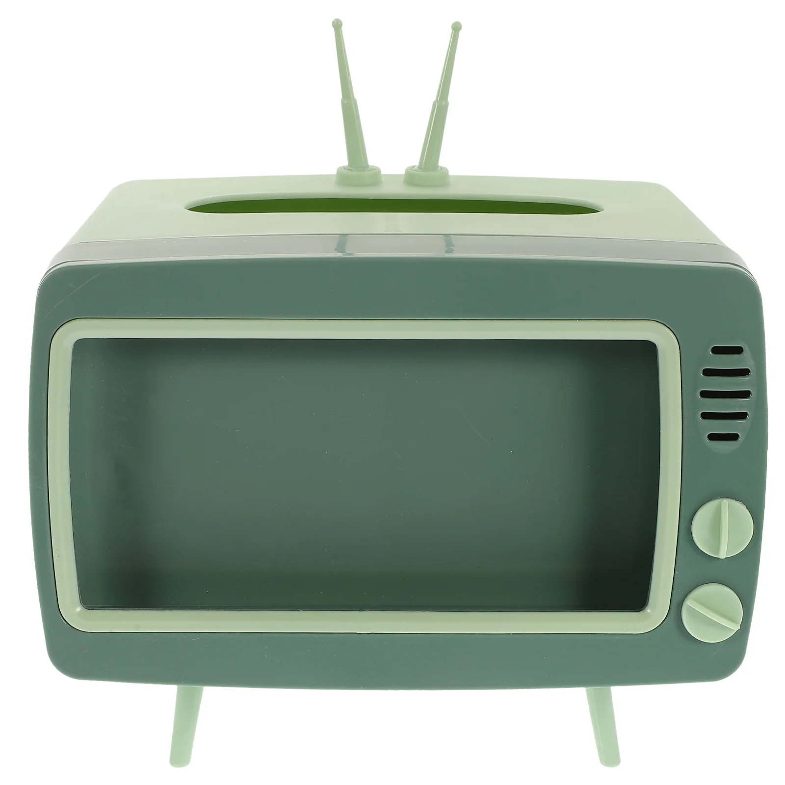 

1pc Tissue Box Holder Television Household Napkin Holder Shape Desktop Storage Organizer For Home Bathroom Office Use