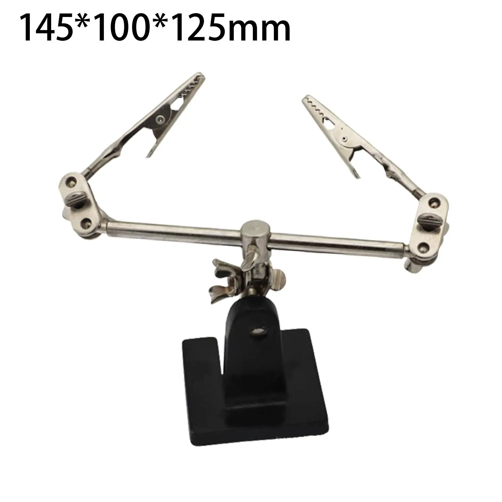 Iron PCB Circuit Board Holder Soldering Helping Hands with Adjustable Arms for Precise Electronics Soldering Repair Work