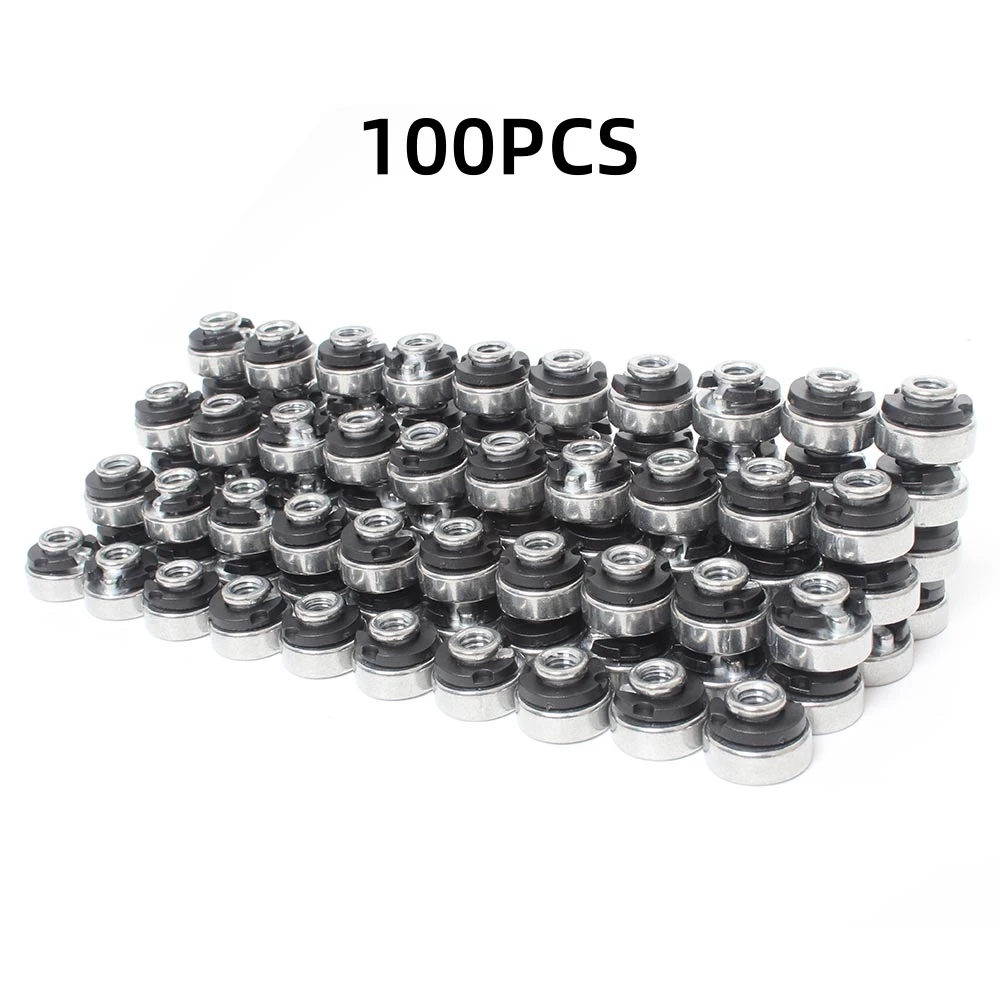 

Motorcycle Mount Nut Bolt Quick Release Rear Fender Seat Nut Kit 100PCS For Harley Sportster 883 Dyna Street Bob Softail Fat Boy