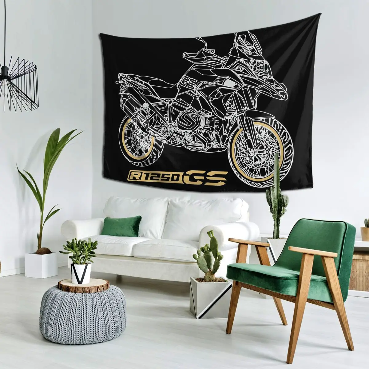 

GS 1250 R 1250 приключенческий мотоцикл гобелен настенный эстетический домашний декор гобелены для гостиной спальни