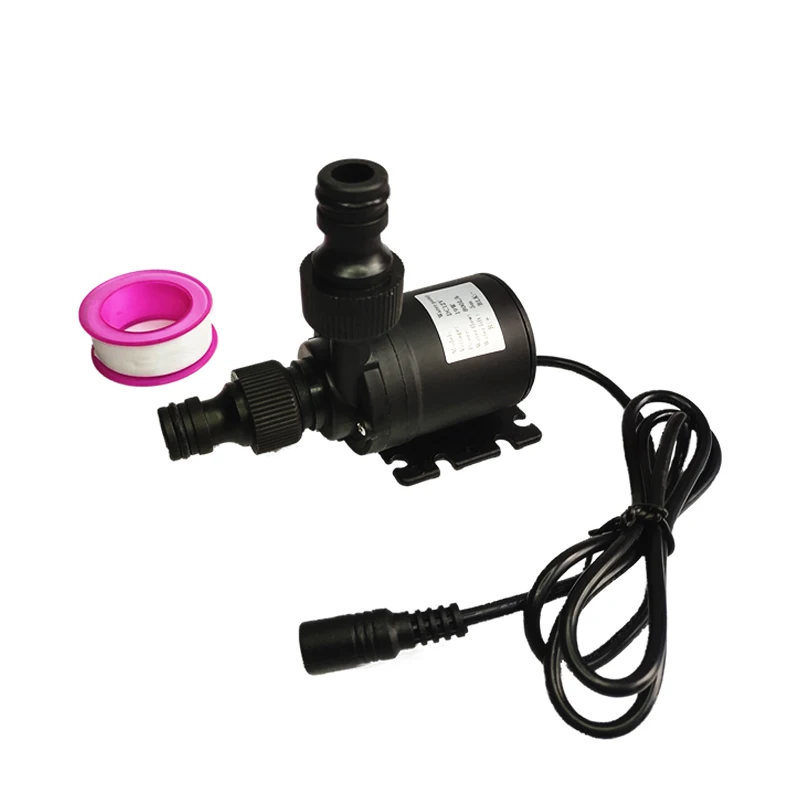 

800L/H Ultra-Quiet Brushless Pump Lift 5M DC 12V 24V Quick Connector Aquarium Circulation Pump Waterproof Solar Submersible Pump