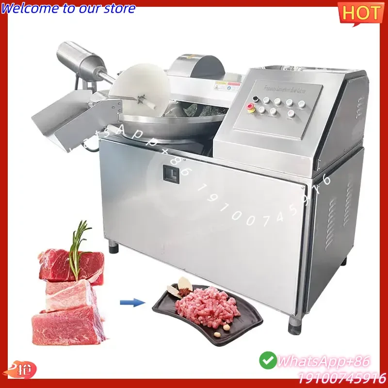 2026Hot OCEAN Electric Germany Technology 100l 200l 300kg Bowl Chopper Mince Fish Meat Bowl Cutter Emulsifier Machine