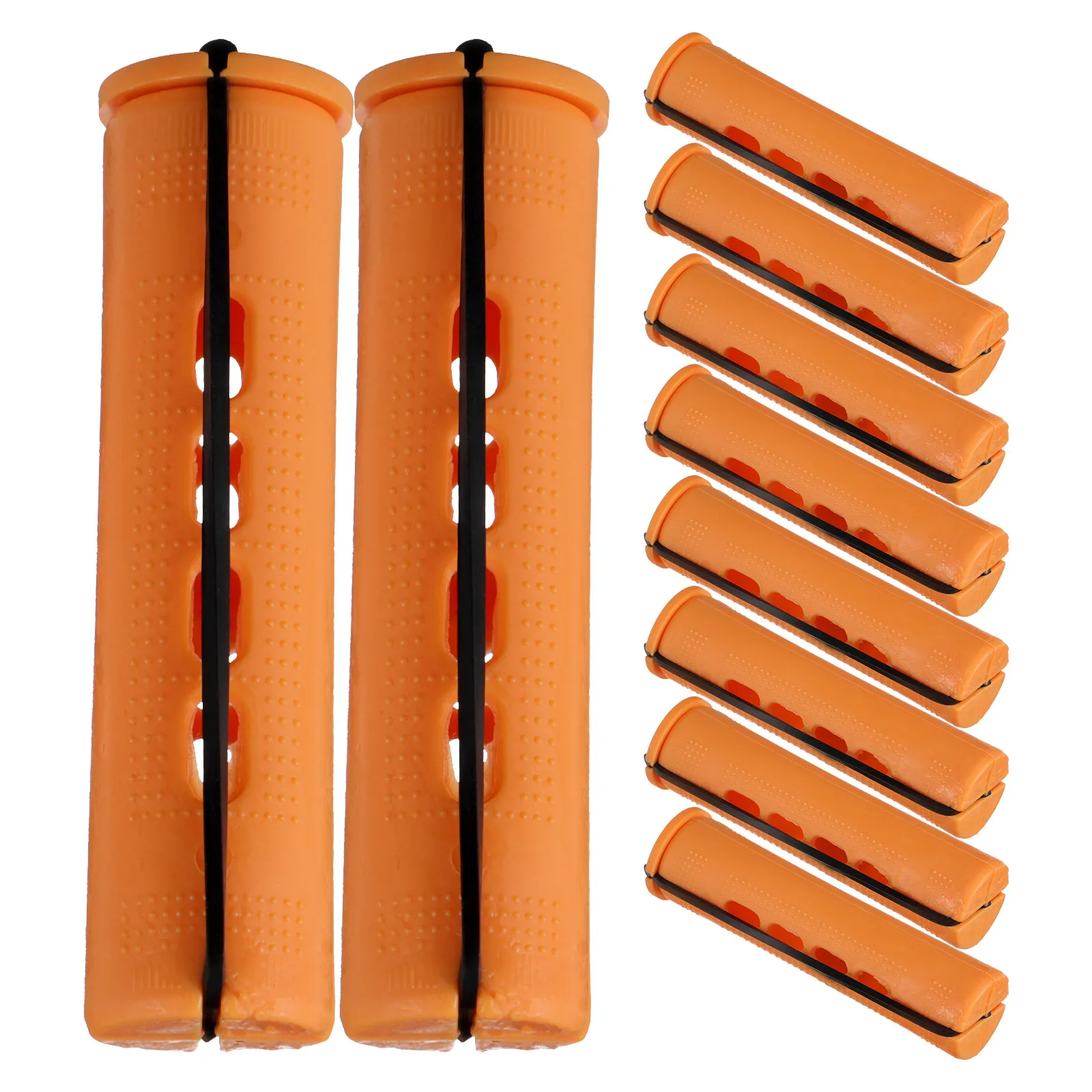 

30pcs American Style Curling Tools Wavy Rollers Plastic Perm Hairdressing Styling Lasting Safe Hair Rollers Natural