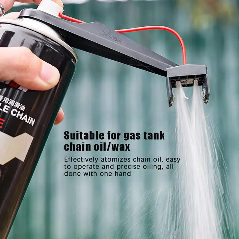 Motorcycle Chain Oiler Spray Gear Motorcycle Chain Oil Applicator For Motorcycle Mess-Free Chain Wax Chain Cleaner Attachment‘