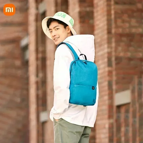 Imagen 2 del producto XIAOMI Mochila pequeña colorida, bolso de hombro para hombres y mujeres, bolsa deportiva portátil impermeable para estudiantes al aire libre, 10-15L, regalo gratis