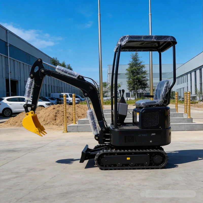 

Мини-экскаватор 0,8 тонны с двигателем Kubota, стандарт EPA/Euro 5, многофункциональный дизельный экскаватор для строительных работ в Европе.