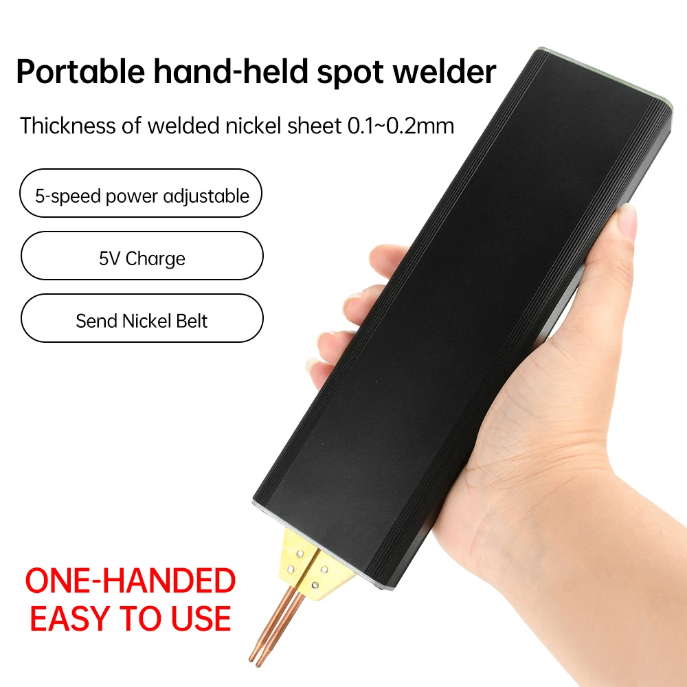 

DIY Portable Handheld Battery Spot Welder Nickel Strip and Nickel Belt Welding for 18650 Lithium Battery