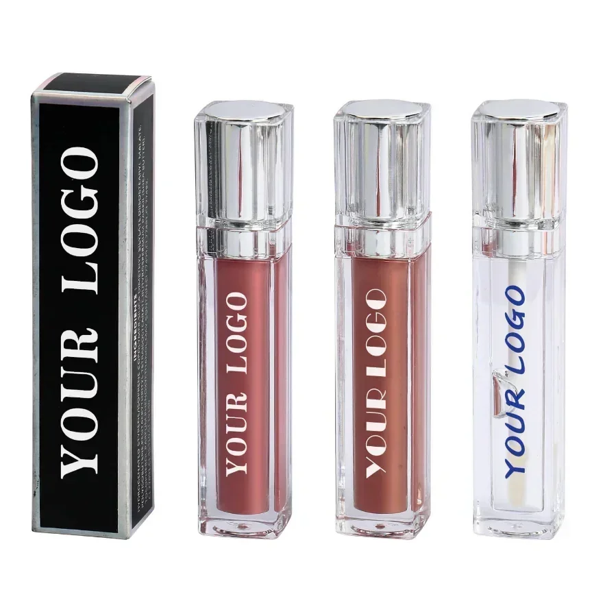 No Logo Waterproof Glossy Lipgloss 147 Colors Shimmer Wholesale High Quality Vegan Glossy Lip Gloss