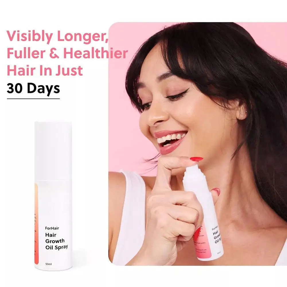 Advanced Hair Growth Oil Spray Non-Greasy Hormone-Free Formula for Thicker Hair Natural Damage Repair Scalp Treatment