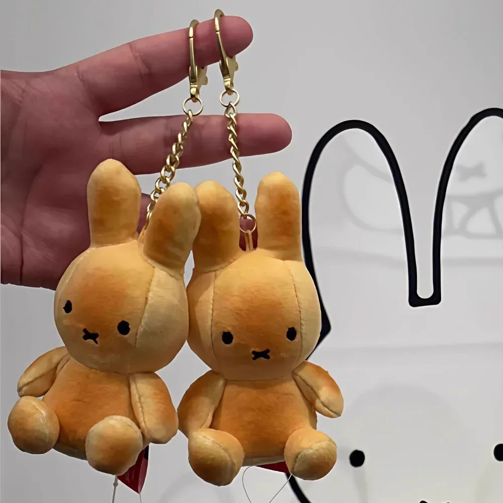Miffy Niedliche Limitierte Auflage Kawaii Buttergebackenes Brot Mädchenherz Schlüsselanhänger Puppe Taschendekoration Geschenk Spielzeug für Mädchen