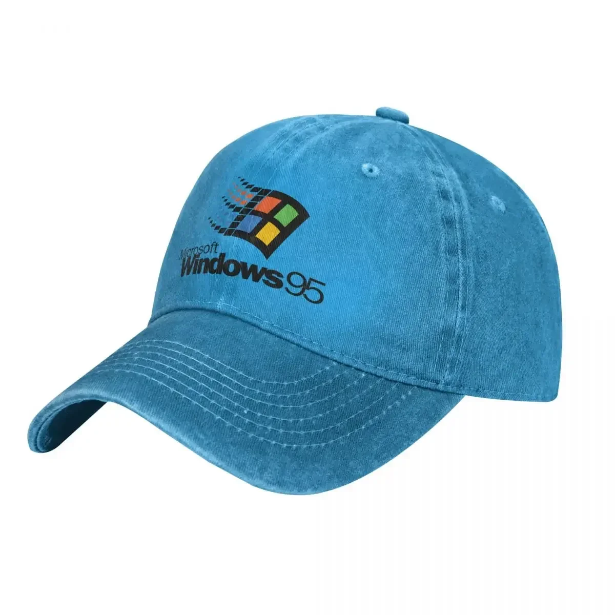 2026 Windows 95 Baseball Cap Computer System Running Hippie Breathable Washed Hip Hop Hats Fashion Men's Baseball Cap