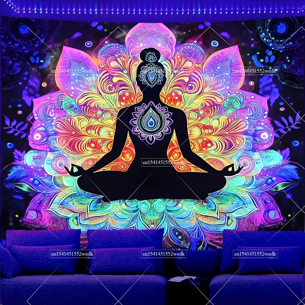 Blacklight Tapestry Zeven Chak - Wall Scroll Tapestry recensie en prijs