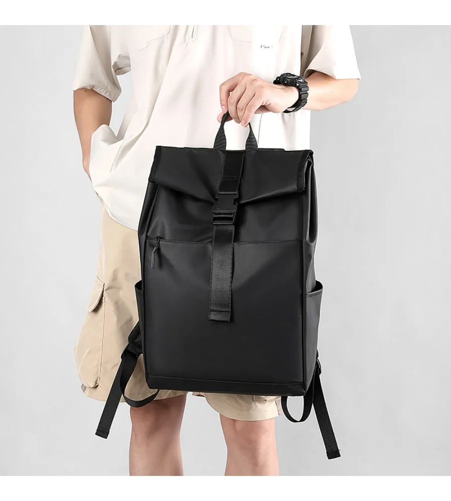 Student schoolbag commuter travel computer backpack men's backpack roll large capacity