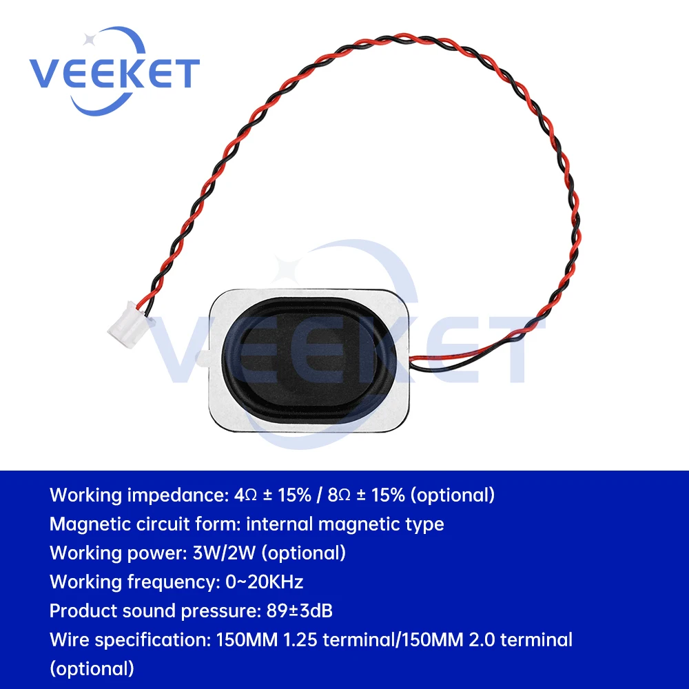 

3525 2535 8/4 Ohm Internal Magnetic Cavity Speaker Speaker 1.25/2 Terminal 3W Oval Full Range Box Speaker Diy Magnetic Speaker