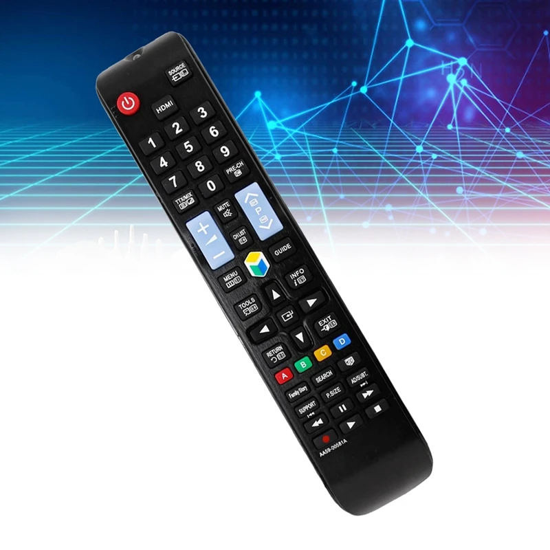 جهاز تحكم عن بعد بلاستيكي لتلفزيون شاشات LCD LED من samamasy ، UN32EH4500 ، UN46ES6100F ، UN32EH5300 ، UN40EH5300F ، UN40ES6100F ، UN46EH5300F