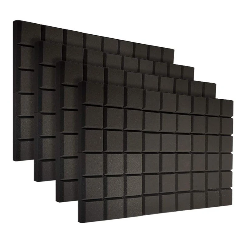 24 Pcs Acoustic Foam Panels,Sound Insulation Foam,Acoustic Panel Wedges,Sound Insulation,9 Square Design,5X 30X 30Cm