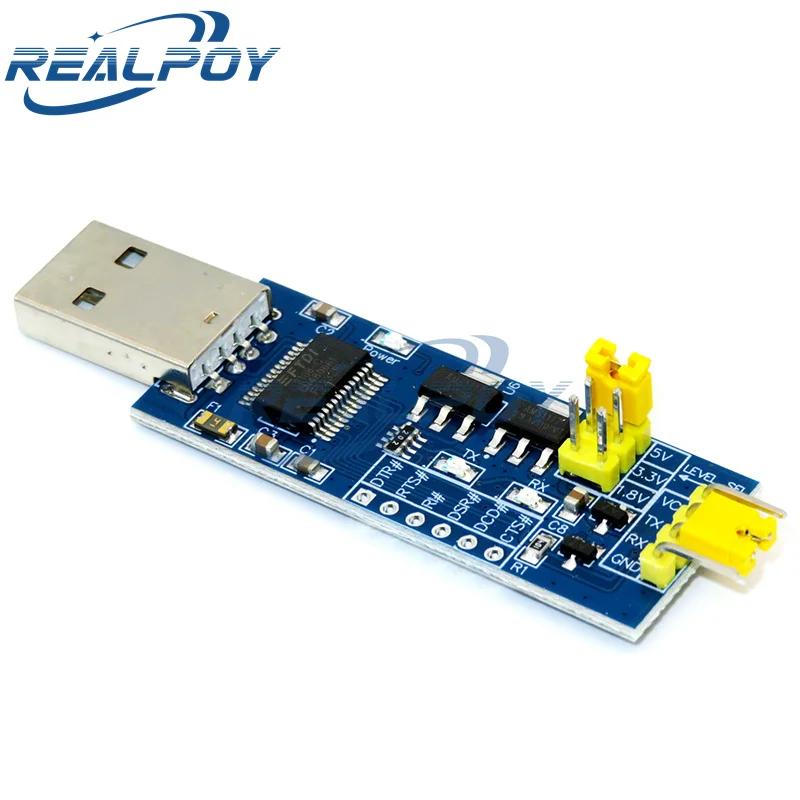 FT232RL serial port module USB to TTL serial port small board 5V 3.3V 1.8V level Download the burn line