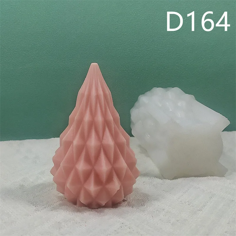 

D163-165 Origami Droplet Cone Candle Silicone Mold Gypsum form Carving Art Aromatherapy Plaster Home Decoration Mold Gift Handma