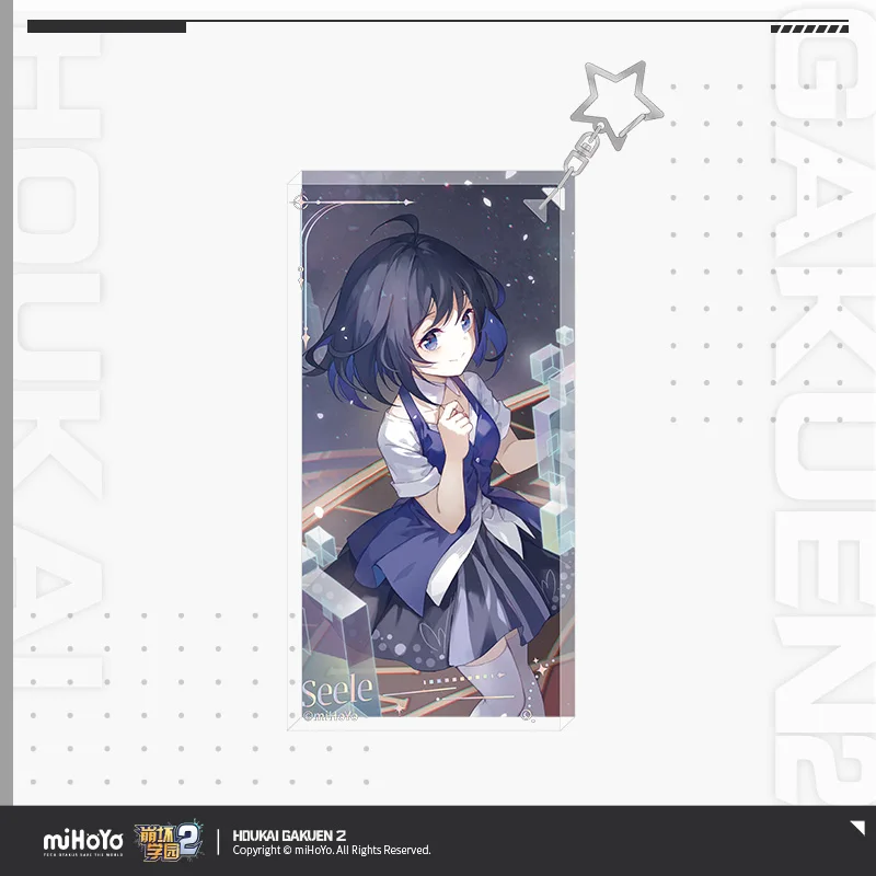 2025 أنيمي هوكاي غاكوين 2 الضوء المتدفق في سلسلة فورية شارة قلادة كيانا رايدن مي برونيا باجي المفاتيح ميهويو هدية #4