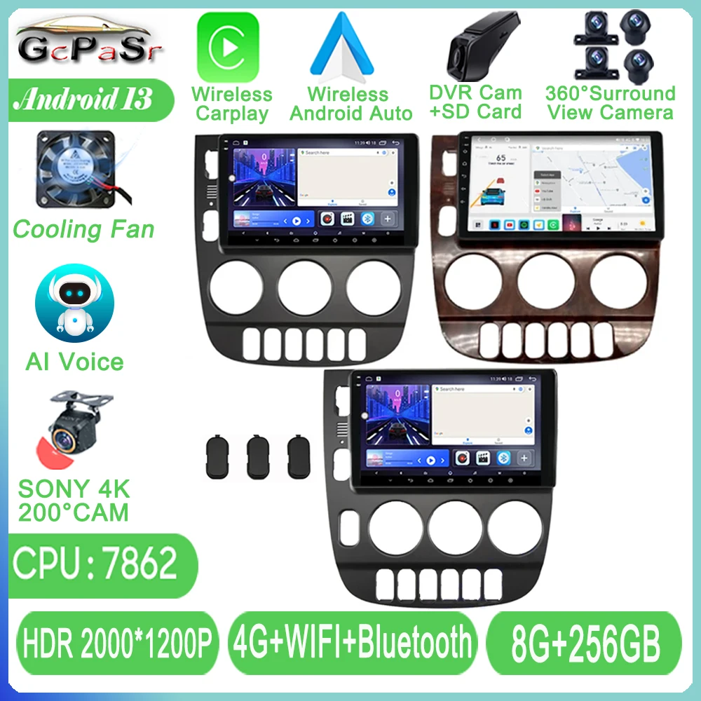 

Car For Mercedes Benz M-Class ML W163 Android 1998 - 2006 Navigation GPS Carplay Auto Radio 4G BT Multimedia Player No DVD 2din