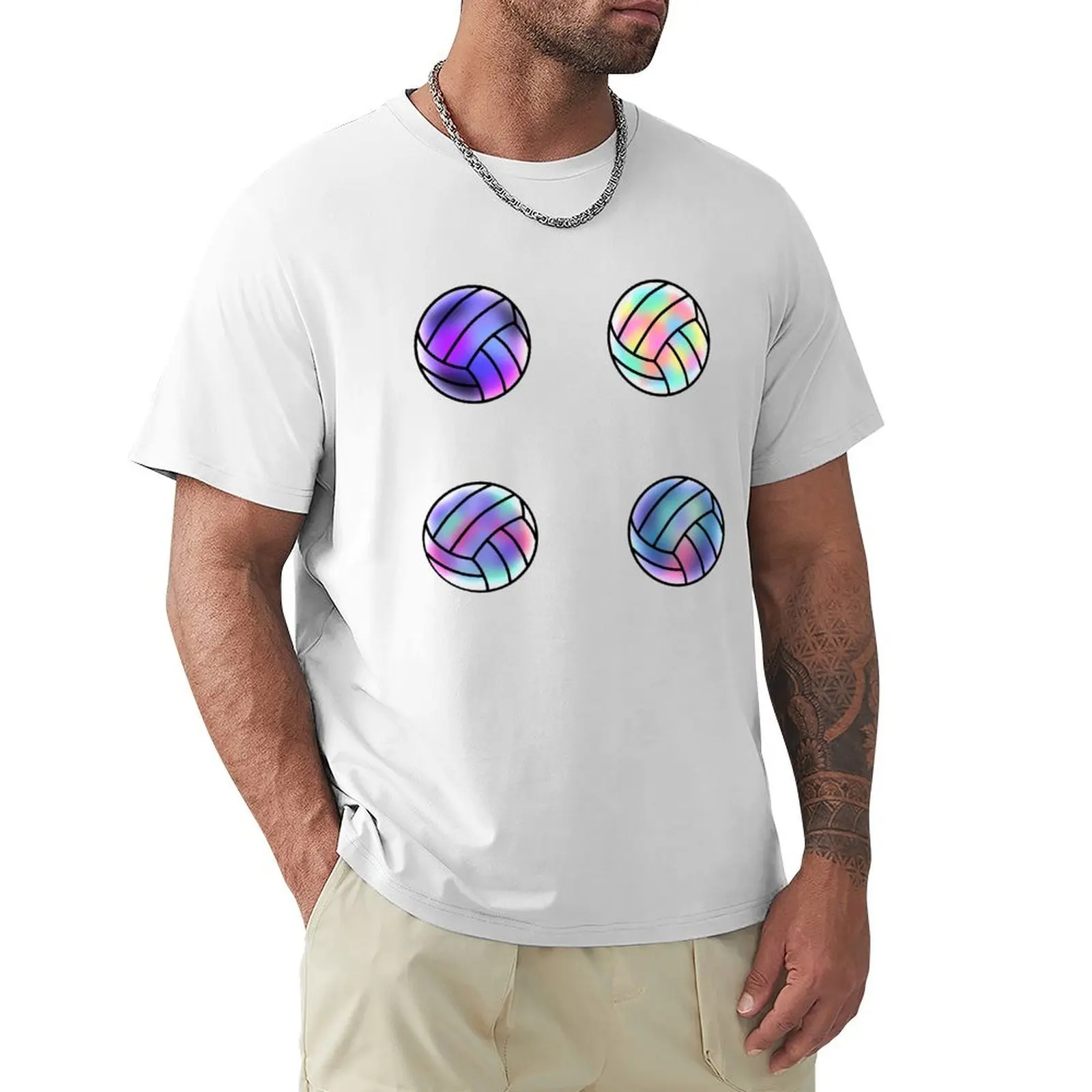 Volleyball sticker pack T-shirt tees sweat customs design your own Aesthetic clothing oversized t shirts for men