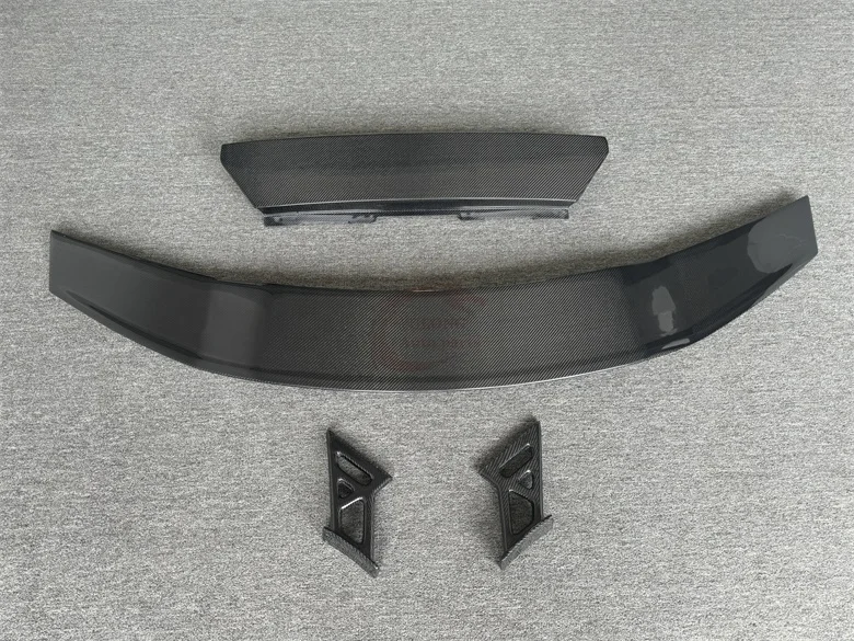 M Style Carbon Fiber Car Spoiler Rear Spoiler Wing for Lamborghini Huracan LP580 LP610 Carbon Fiber Trunk Spoiler