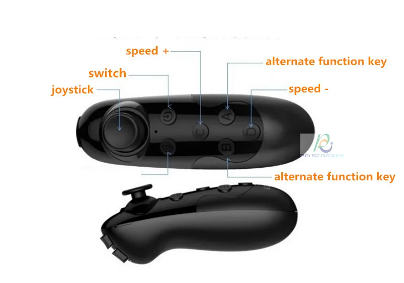 Brushed wireless Bluetooth remote control joystick controller pps-33