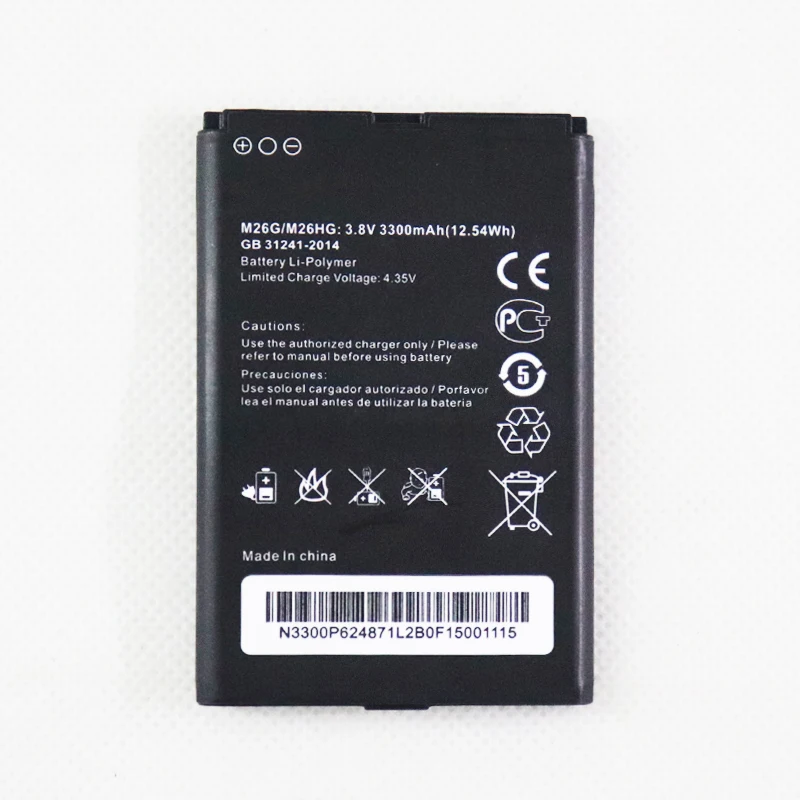 3300mAh M26G M26HG M27HG Battery For GEXING W01 4G LTE Portable Wireless WiFi Router Hotspot Modem